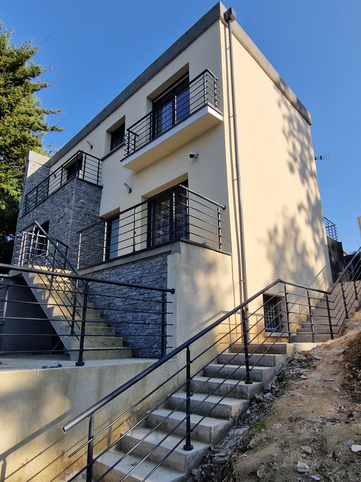 Résultat final après les travaux - Construction de Maison Moderne